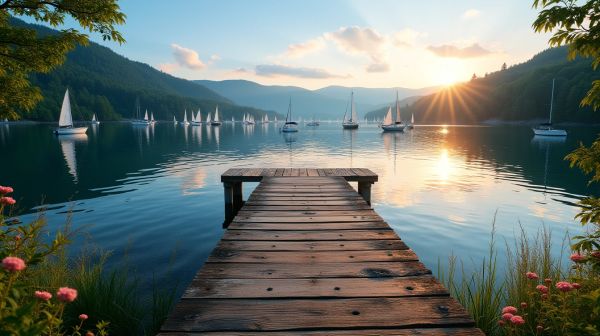 Camping Aix les Bains : escale nature au bord du lac du Bourget
